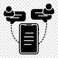 Mobile Chat, Chat, Messaging, Talk symbol