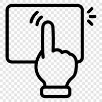 mobile, touchscreen display, touchscreen technology, capacitive touchscreen icon svg