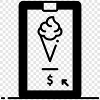 mobile ice cream, ice cream truck, ice cream, local ice cream icon svg