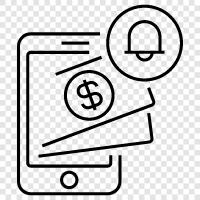 mobile payments, pay by mobile, pay with your mobile, mobile wallet icon svg