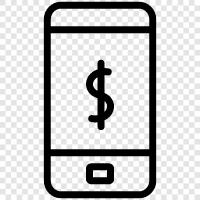 mobile payments, mobile phone payments, mobile phone wallet, mobile icon svg