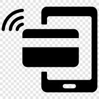 mobile payments, contactless payments, mobile wallets, NFC payments icon svg