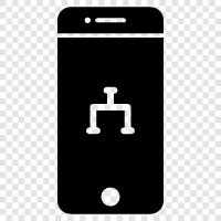 Mobile phone, share, phone, cellular icon svg