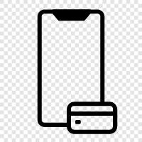 mobile phone, wallet, card, mobile payments icon svg