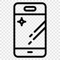 мобильный телефон, смартфон, iPhone, Android Значок svg