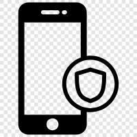 mobile security, mobile phone security, mobile phone encryption, mobile phone security features icon svg