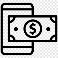 mobile wallet, mobile payments, mobile money, mobile commerce icon svg