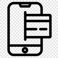 mobile wallet, mobile commerce, mobile payments, mobile payments services icon svg