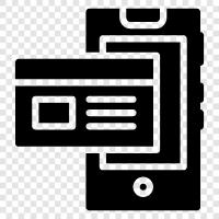 mobile wallet, mobile payments, mobile banking, mobile commerce icon svg