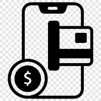 Mobile Geldbörsen, Mobile Transaktionen, Mobile Payments, Mobile Banking symbol