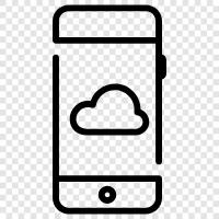 Mobility, Cloud, Phone, Cloud Mobile icon svg