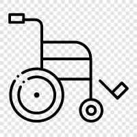 mobility, handicapped, disabled, wheelchair icon svg