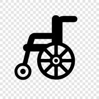 mobility scooter, electric wheelchair, manual wheelchair, manual wheelchair user icon svg