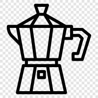 moka pot coffee, moka pot for coffee, moka pot for, Moka Pot icon svg