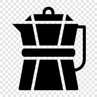 moka pot, coffee maker, espresso machine, coffee icon svg