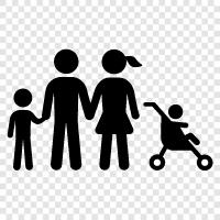 mom, dad, siblings, children icon svg