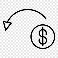 money, cash, cash back, rebate icon svg