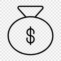 money, bills, cash, bank icon svg