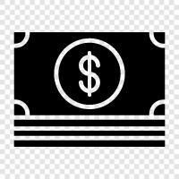 money, bills, coins, spending icon svg