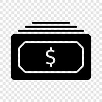 money, finances, spending, budget icon svg