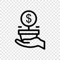 money, earnings, business, increase icon svg