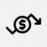 money, budget, expenses, shortfall icon svg