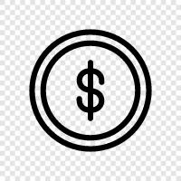 money, bitcoin, cryptocurrency, digital icon svg