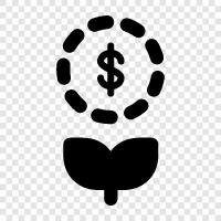 money, stocks, options, mutual funds icon svg