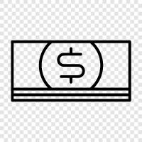 money, finances, cash flow, budget icon svg