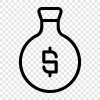 money, budget, savings, investing icon svg