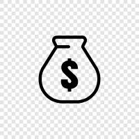 money, bank, cash, finance icon svg