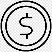 money, digital, cryptocurrency, blockchain icon svg