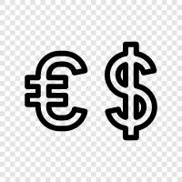 money, fiat, currency exchange rate, foreign exchange icon svg