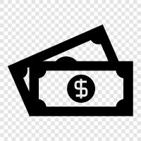 money, earnings, spending, budget icon svg