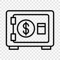 money, savings, bank, investments icon svg