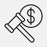 money, legal, law, financial icon svg