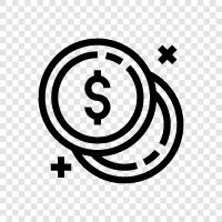 money, currency, investment, precious metals icon svg