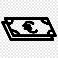 money, europe, euros, euro currency icon svg