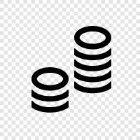 money, cash, silver, gold icon svg