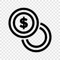 money, currency, invest, stocks icon svg