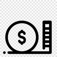 money, currency, investment, stocks icon svg