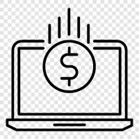 money, money flow diagram, money flow graph, money flow table icon svg