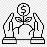 money, bankers, investment, stocks icon svg