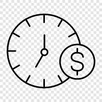 money, time, investment, save icon svg