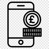 money, pound sterling, British, currency icon svg