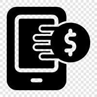 money transfer, remittance, mobile transfer icon svg