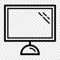 Monitor Computer, Computer Monitor, Monitore, Monitor Setup symbol