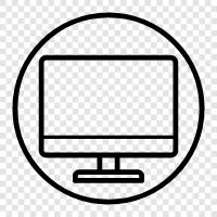 monitor, LCD, LED, projection icon svg