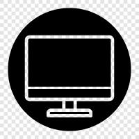 monitor, computer, laptop, displayport icon svg