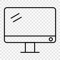 monitor, screen, display device, computer monitor icon svg